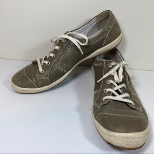 Joseph Seibel Tan leather sneakers